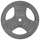 Disk peshe Eb Fit Hammertone, 15 kg, me vrimë 28 mm, gri