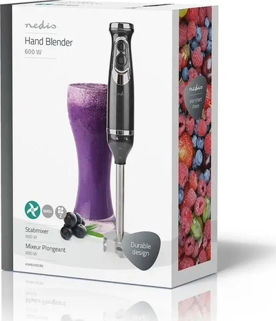 Blender dore Nedis KAHB200CBK, 600W, teh çelik inox, i zi