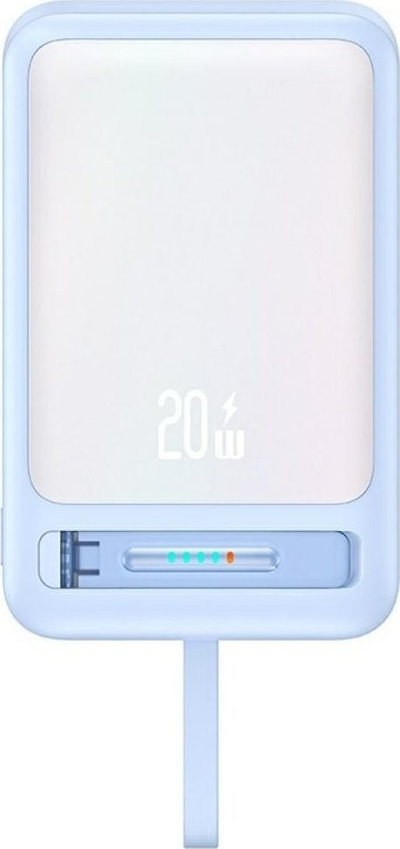 Powerbank Usams XM CD219, 10000mAh, karikim magnetik wireless, blu
