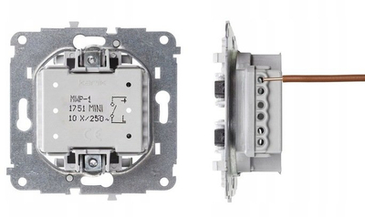 Ndërprerës kryqëzues Karlik 61MWP-66.1, 10AX, 250V, i gjelbër sherbele