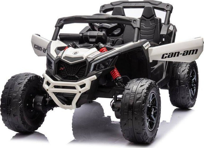 Makina elektrike lodër Buggy Maverick Can-Am, 4x200W, 24V, e bardhë