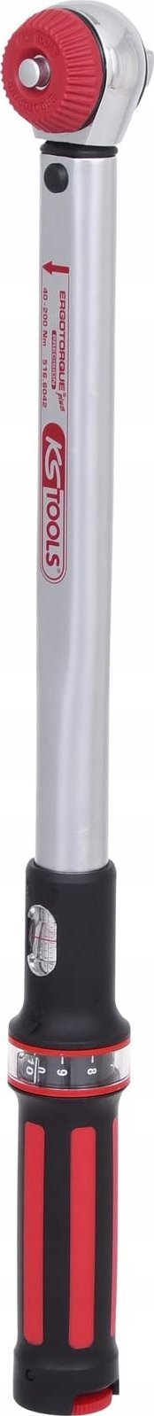 Çelës dinamometrik KS Tools 516.6042, 40–200 Nm, 1/2\", ngjyrë argjendtë