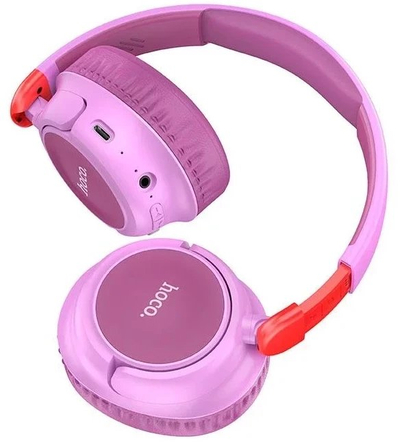 Слушалки Hoco Adventure W43, Bluetooth 5.2, безжични, виолетови