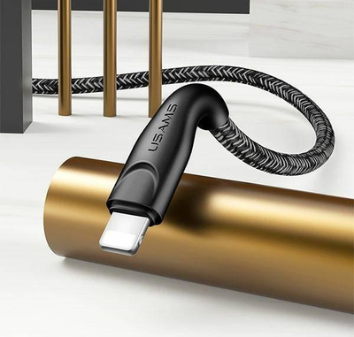 Kabllo USB Usams US-SJ352, USB-A me Lightning, 1m, e kuqe