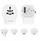 Përshtatës universal udhëtimi Gembird 20W, 3 porta USB, prizë BE SHBA MB AU, i zi