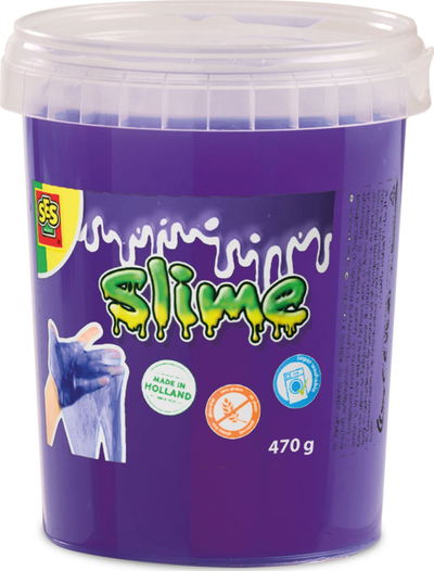Slime për fëmijë SES Creative Purple Glitter, 470g, me shkëlqim, vjollcë