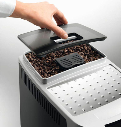 Makinë kafeje Espresso DeLonghi ECAM, e zezë/ argjendtë