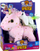 Сет играчка од плюш LEAN Toys Еднорог, механизам со приспивна песна, 2 парчиња, розова со ѕвезди