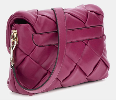 Çantë për femra Guess Zaina Flap, vjollcë