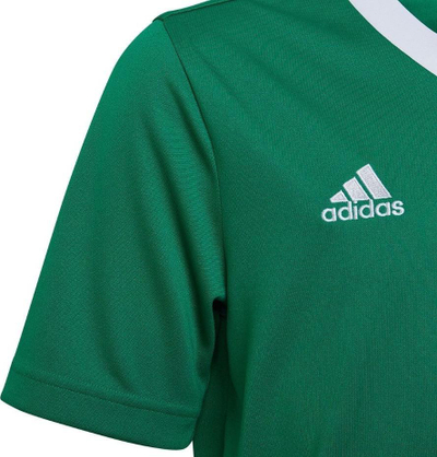 Fanellë futbolli adidas Entrada 22 Jersey Jr HI2126, poliester i ricikluar, teknologji Aeroready, e bardhë