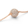 Byzylyk për femra Daniel Wellington DW00400626, 18.5cm, i artë
