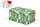 Kuti dhuratash Christmas B-V006-F, 26x17x13cm, karton 1.5mm, jeshile
