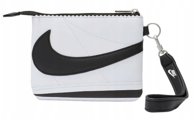 Portofol dore Nike Icon Cortez Wristlet 92800618758, me rrip dore, material sintetik, i zi
