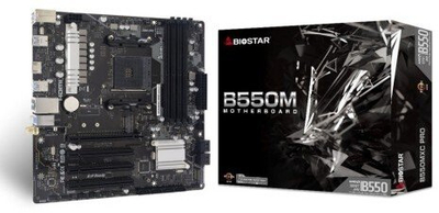 Pllakë amë Biostar B550MXC Pro, socket AM4, DDR4, e zezë