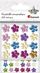 Sticker dekorativë vetëngjitës Titanum Crystals Flowers, 52 copë, shumëngjyrëshe