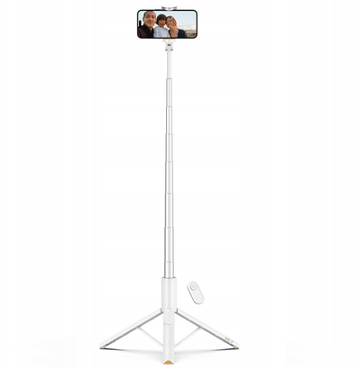 Selfie stick tripod Tech-Protect L09S, Bluetooth, me telekomandë, i bardh