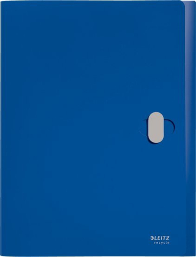 Dosje Leitz Recycle A4, PP, blu