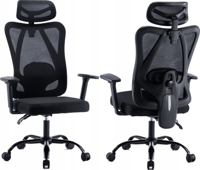 Karrige gaming Mozos Ergo X, ergonomike, rrjetë, e zezë