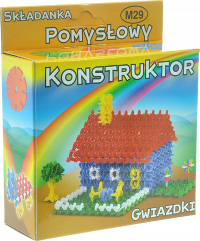 Set konstruktori Inventive Folding Stars MIX, shumëngjyrësh