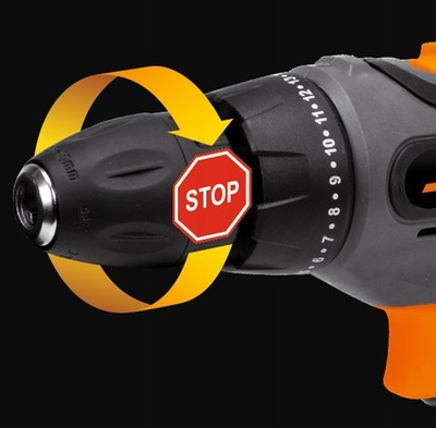 Stërvitëse vidhosëse pa kabllo Sthor, 20V brushless, 45 Nm, gri e zezë