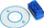 Interfejs diagnostikues OBD2 ELM327 Mini, Bluetooth, blu