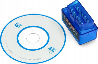 Interfejs diagnostikues OBD2 ELM327 Mini, Bluetooth, blu