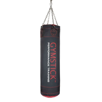 Thes boksi Gymstick Punching Bag, 45 kg, me zinxhir, i zi