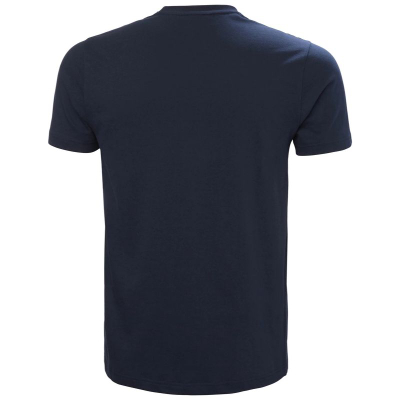 Блуза Helly Hansen HH Core 2.0, памук, за мажи, сина