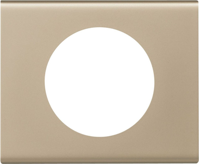 Kornizë prizë Legrand Céliane Materials 069111, 1 vend, përfundim velvet nickel, ngjyrë nikeli mat