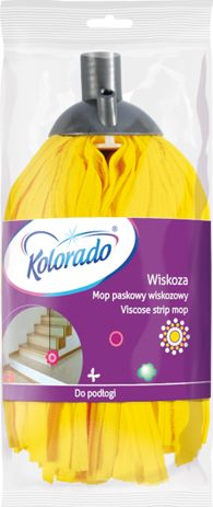 Моп со ленти Kolorado Strip Mop Viscose, вискоза и полиестер, 20cm, повеќенаменски