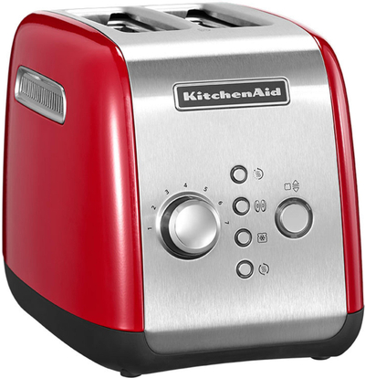 Toster KitchenAid Artisan, 2 feta, 7 nivele, i kuq inox