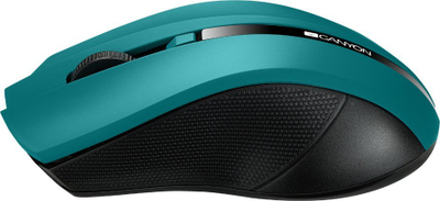 Mouse wireless Canyon CNE-CMSW05G, 1600 DPI, 4 butona, i zi me jeshile