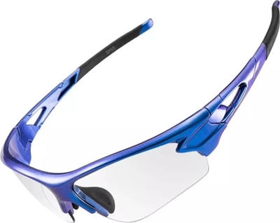 Syze sportive Rockbros 10069 me lente fotokromike, UV400, blu