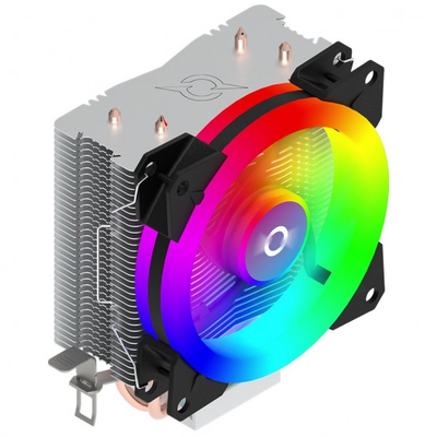 Ftohës CPU Aqirys Puck RGB AQRYS_PUCK, 90mm PWM, deri 125W TDP, shumëngjyrësh