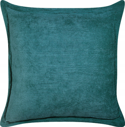 Set jastëkësh dekorativë Beliani ZINNIA, 43x43 cm, korduroy, ngjyrë teal