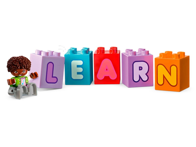Lodra konstruktore LEGO Duplo Alphabet Truck 10421, set edukativ, shumëngjyrësh