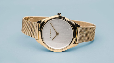 Orë dore për femra Bering Ultra Slim 17031-334, e artë
