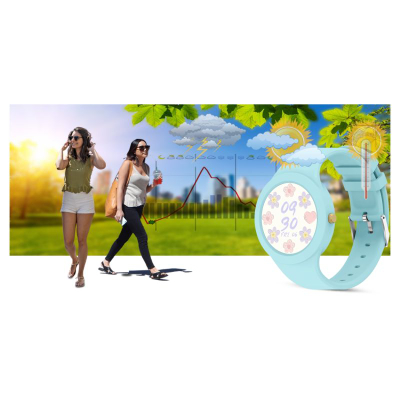 Ora inteligjente Gravity GT14-4, 1.2" TFT, Bluetooth 5.2, blu