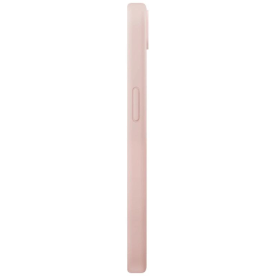 Маска за телефон Uniq Lino MagClick, за iPhone 16E, течен силикон, пастелно розова