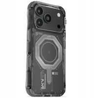 Këllëf telefoni Skinarma Magma për iPhone 17 Pro, karikim magnetik, grafit