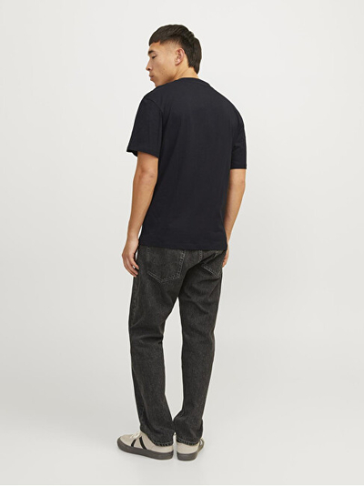 Bluzë për meshkuj Jack & Jones Print, e zezë