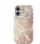 Mbulesë Burga Tough MagSafe për iPhone 16, beige rozë