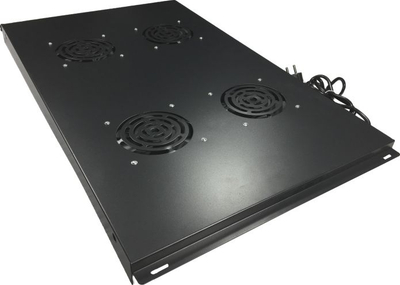 Panel ventilimi çatie Alantec SA-FR-4-600-1000-C, për kabinete 600x1000 mm, 4 ftohës, gri