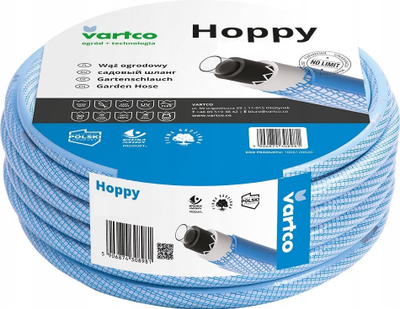 Zorrë kopshti Vartco Hoppy, 3/4", 30m, jeshile