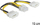 Kabllo DeLock Molex x2 - ATX/EPS 8pin 8340, 0.15m, e verdhë