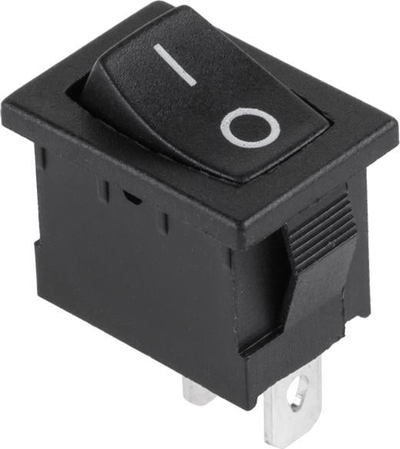 Çelës ON OFF Cabletech MRS-101-2, SPST, 125 250VAC, i zi
