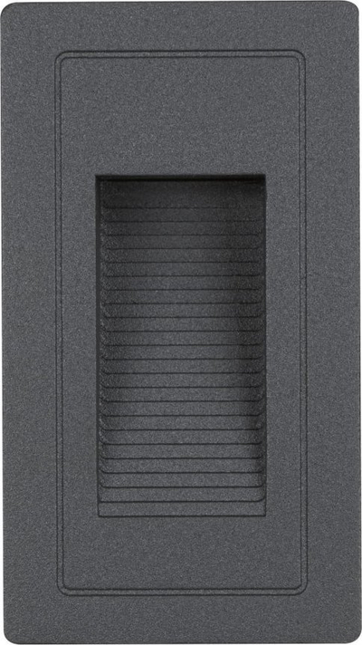 Dritë muri Paulmann Facade High, 4W, IP44, alumin i zi