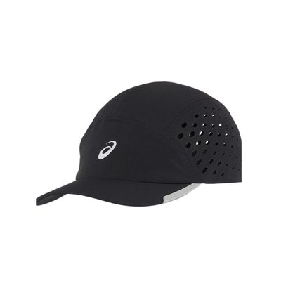 Kapelë vrapimi Asics Ultra Lightweight Running Cap, shumë e lehtë, reflektuese, e zezë