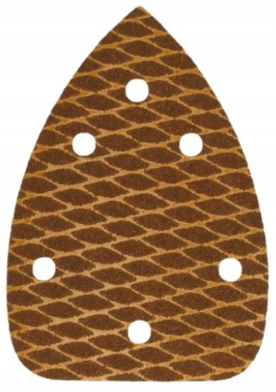 Letër smerilje delta Dedra DED7941R6, granulim 180, 140x140x80mm, me ngjitje Velcro, 5 copa