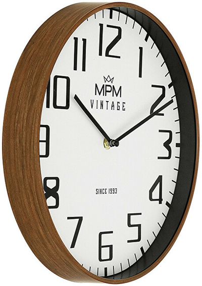 Orë muri MPM Quality Vintage I Since 1993, e kaftë/bardhë